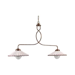 ONLI - Luster na lancu ROSINA 2xE27/22W/230V bronzan