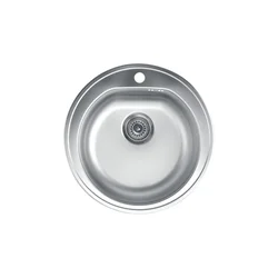 Metalac Venera Usadna okrugla sudopera, Inox, Polirana, Tip E, 90/510 O