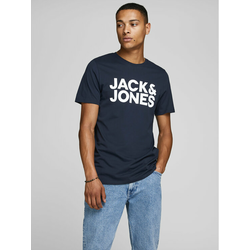 Jack   Jones  Majice s kratkimi rokavi JJECORP LOGO  Modra