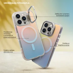 Maska za telefon Futrola SUNSET MagSafe za iPhone 15 Pro (6.1) zelena