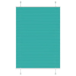 Plisirana zavjesa petrolej zelena 85x150 cm Širina tkanine 84,4 cm Poliester