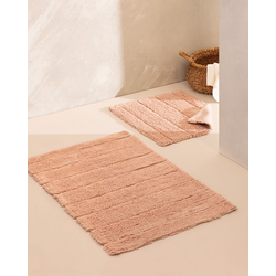 Madame Coco Set 2 prostirke za kupatilo Bleuet, Roze