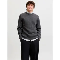 JACK & JONES Pulover JWHMILANO pegasto siva