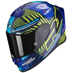 Scorpion Kaciga za motor EXO-R1 EVO AIR VICTORY, Plavo-Žuta