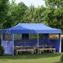 Šator za zabave Plava 291 x 580 x 315 cm Oxford tkanina