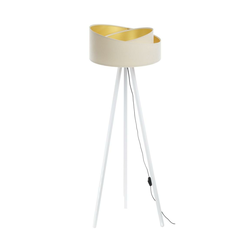 Podna lampa GALAXY 1xE27/60W/230V krem/bela
