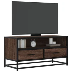 TV ormarić boja smeđeg hrasta 80x34,5x40 cm konstruirano