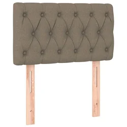 Vidaxl Posteljno vzglavje taupe 80x7x78/88 cm blago