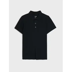 Sinsay - Pamučna polo majica - crno