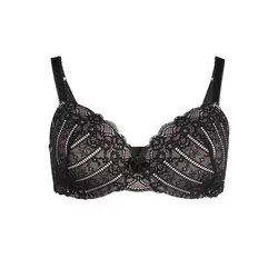 Dorina Nedrček CELINE LIGHT PADDED DEMI, črna