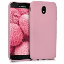 Silikonski barvni ovitek Samsung J7 2017 MATT roza