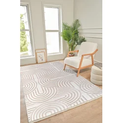 Conceptum Hypnose Tepih Boyut By001, 200x400 cm, Krem-beli