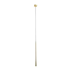 MAXLIGHT P0485 - LED luster na sajli COFFEE LED/7W/230V prečnik 3 cm zlatna