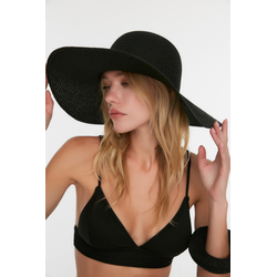 Trendyol Womens Black Straw Hat