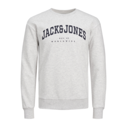 JACK & JONES Duks za dečake 12258980, Svetlosivi