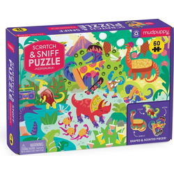 Mudpuppy Puzzle Pizzasaurus 60 kosov z vonjem