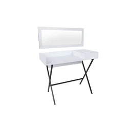 Hanah Home Sto za šminkanje Kiev, 100x50x89 cm, Beli