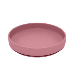 PETITE&MARS Silikonski tanjur s vakuumom 6 m+ Take&Match, Dusty Rose
