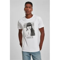 Mister Tee Majica F#?KIT, bela