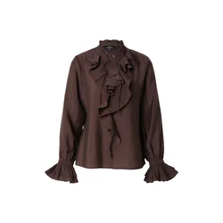 monari Bluza temno rjava