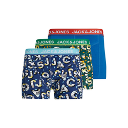 JACK & JONES Boxershorts MAUI, plava / žuta / bijela / crvena / zelena