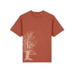 Life-Tree Majica Brown Pine Tree rjava