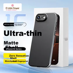 ALittleFlower Maska za mobilni telefon Iphone 16e, Crna