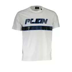 PLEIN SPORT Muška Majica TIPS105_BIANCO_01-WHITE, Bela