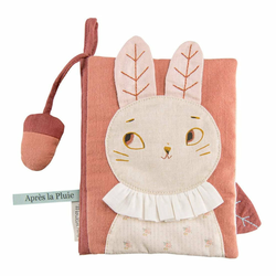 MOULIN ROTY Mekana knjiga sa aktivnostima Apres la pluie, Roze