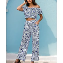 Resti Two-Piece Womens Printed Set