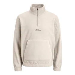 JACK & JONES Pulover JJESOHO bež/črna