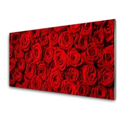 tulup.si Steklena slika Roses na wall 100x50 cm 2 obešalnika