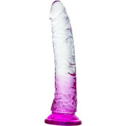 Lonely Lance - dildo z objemko (vijolično prosojen)