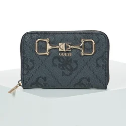 Guess JANIE LOGO SLG ZIP AROUND Črna