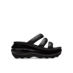 Crocs  Classic Mega Crush Tripe Strap  Črna