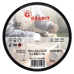 230 mm brusilni disk iz GRANITA