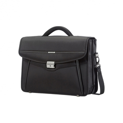 SAMSONITE aktovka Desklite (2 predelka)-39.6 cm (15.6), črna