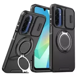 Maska za Samsung A175F Galaxy A17 CamShield Ring stand, Crna