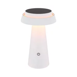 Globo 36624W - LED prigušiva solarna dodirna lampa LED/4W/3,7W IP54 bela