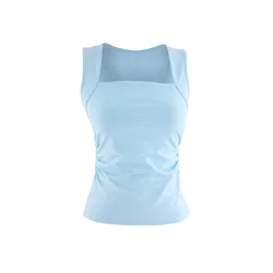 Trendyol ženska bluza Twoss24Bz00400, svetloplava