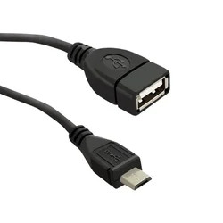 Qoltec OTG 2.0 USB kabel A ženski | Micro USB B moški | 0,2 m