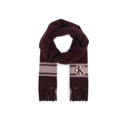 Šal Calvin Klein LV04F8101G Bordo rdeča
