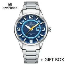 Naviforce nf8044 plavi muški ručni sat kvarcni mehanizam ( NF8044 PLAVI )