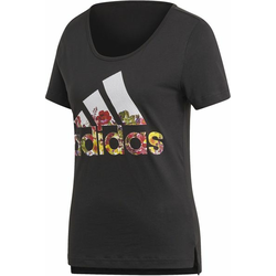 Adidas ženska majica kratkih rukava Bos Flower Tee /Black, S, crna