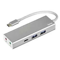 USB 3.1 Type-C Hub 1:3 Aluminium