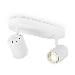 LED prigušiva tačkasta svetiljka MANU 2xGU10/5,8W/230V bela