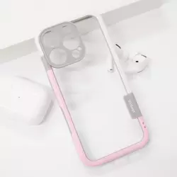 Maska Wolmtt Bumper za iPhone 16 Pro pink