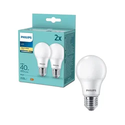 SET 2x LED sijalica Philips A60 E27/4,9W/230V 2700K