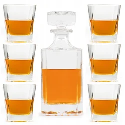 shumee Karafa + 6 kozarcev za viski, darilo za viski za alkohol, praznike, rojstne dneve