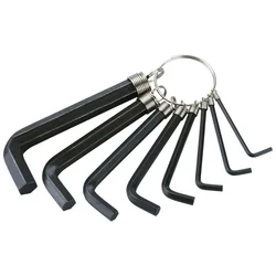 L - Allen tipke, komplet 8, 2 - 10 mm
